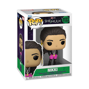 اکشن فیگور 9 سانتی فانکو پاپ نیکی مدل Funko POP - Marvel - She Hulk - Nikki - Bobble Head _اسباب بازی